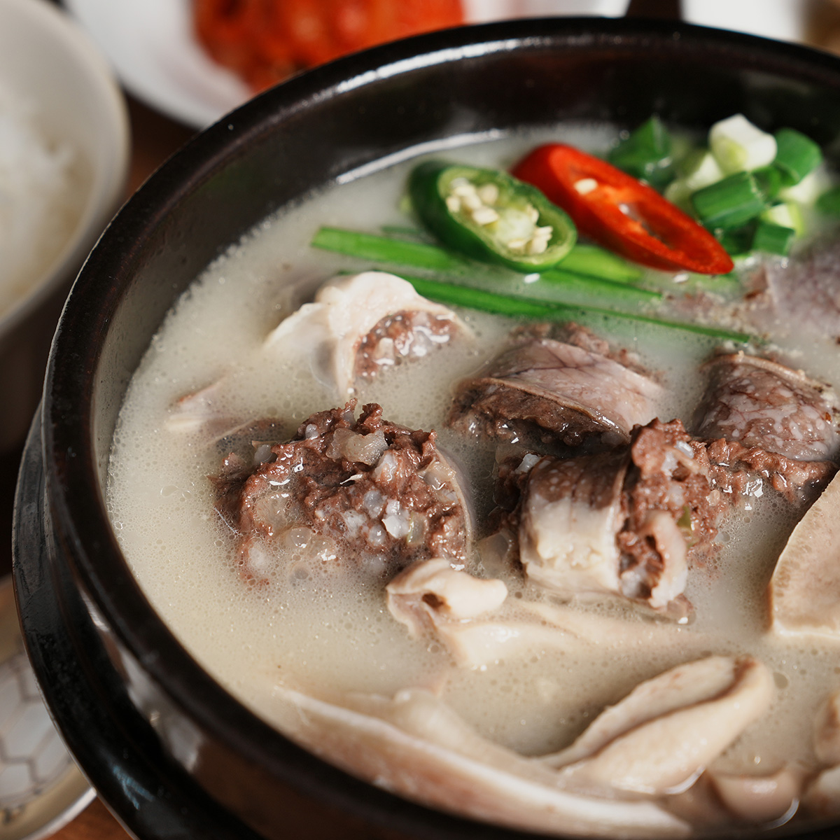 선비찬 사골순대국 600g X 25봉 프렌차이즈 매장용 냉동 즉석국 탕 - 상세 이미지 3
