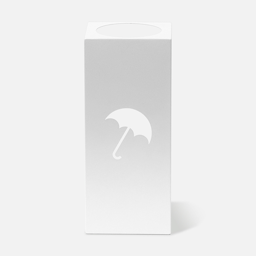 에코프랜 우산꽂이 디럭스 화이트 1개 업소용 카페 인테리어 디자인 철제 우산 걸이 정리 보관함 정리함