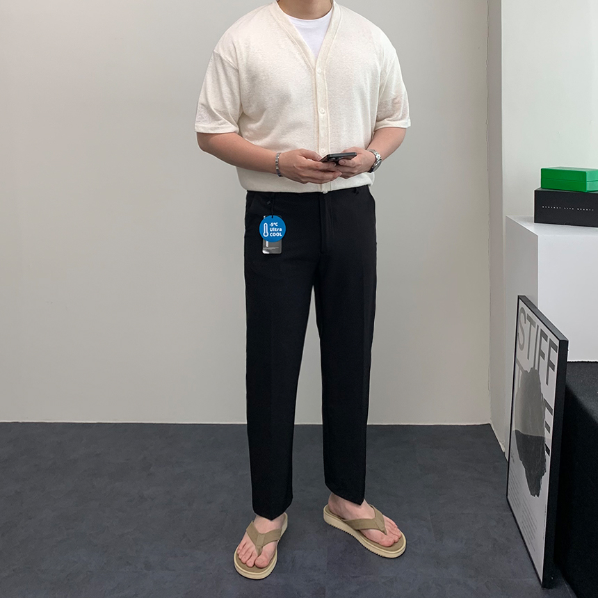 남자반팔가디건 남자여름가디건 - 상세 이미지 4