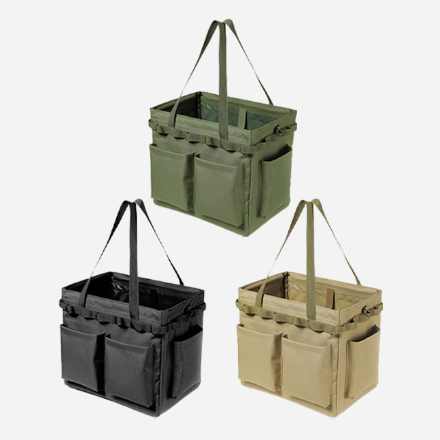 KOOLMAN 쿨맨 캠핑 다용도 아웃도어 폴딩 수납 가방 ver2 올리브그린