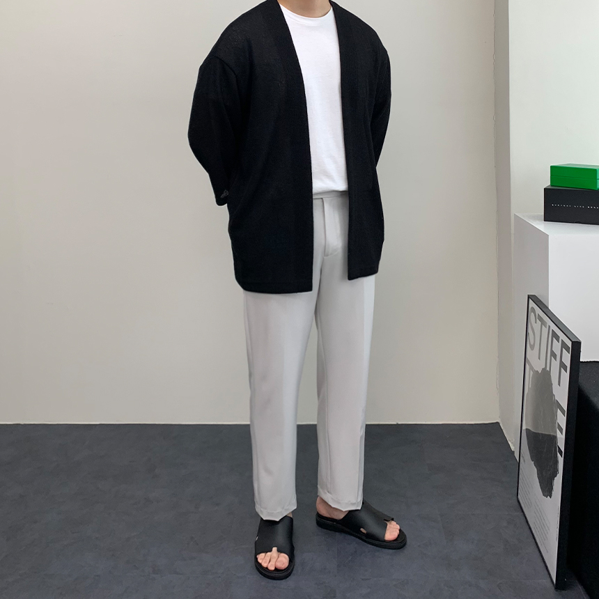 남자얇은가디건 남자여름가디건 - 상세 이미지 3