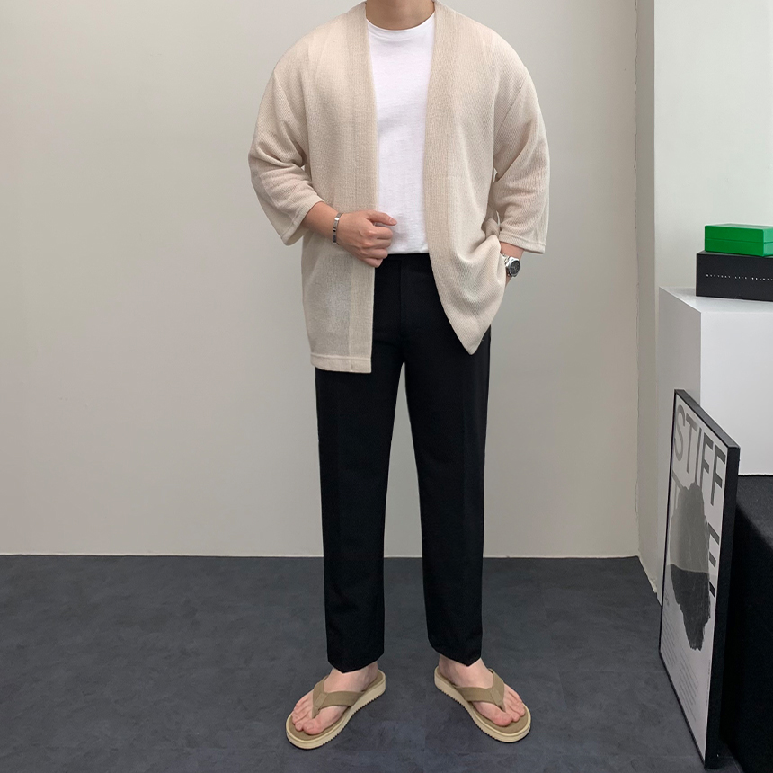 남자얇은가디건 남자여름가디건 - 상세 이미지 4