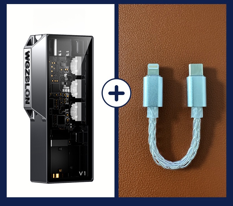 BLON V1 cs43131 듀얼 휴대용 고성능 DAC AMP 다용도 출력 포트 Black Lightning - 상세 이미지 4