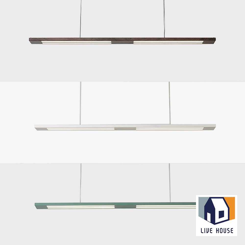 LED 일자 주방 식탁등 펜던트 조명 카운터 조명등 화이트 - 상세 이미지 2
