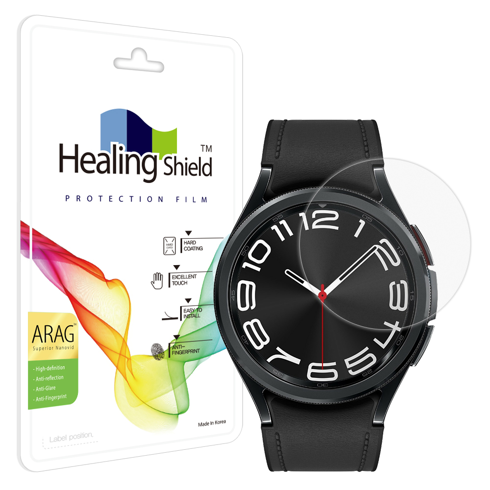 갤럭시워치6 클래식 47mm ARAG 고화질 저반사 액정보호필름 2매 - 상품 이미지