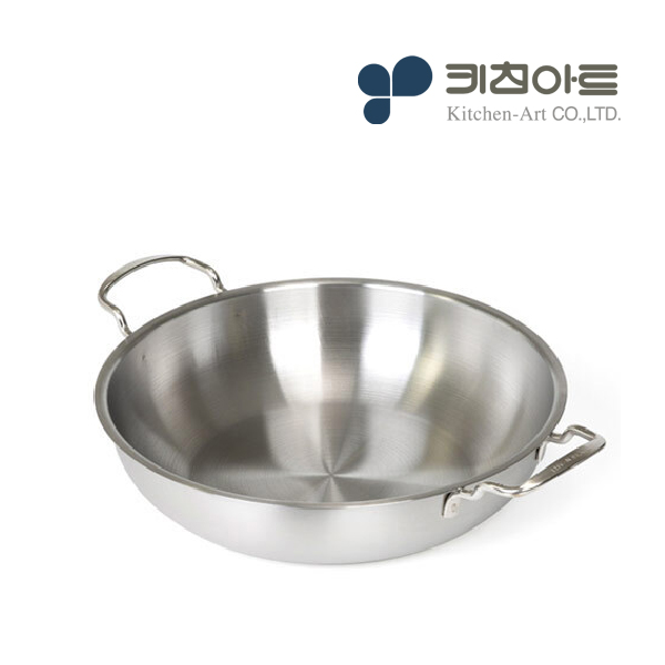 키친아트 인덕션 전골냄비 낮은 업소용 18cm 인덕션용 감자탕냄비 - 상세 이미지 5