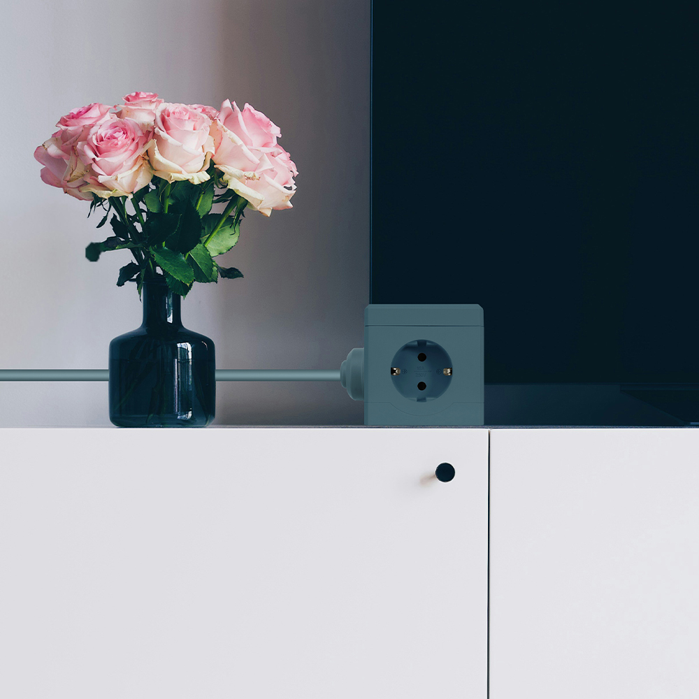 MPG Art02 큐브 고용량멀티탭 USB C타입충전기 케이블형 1.8m 멀티콘센트