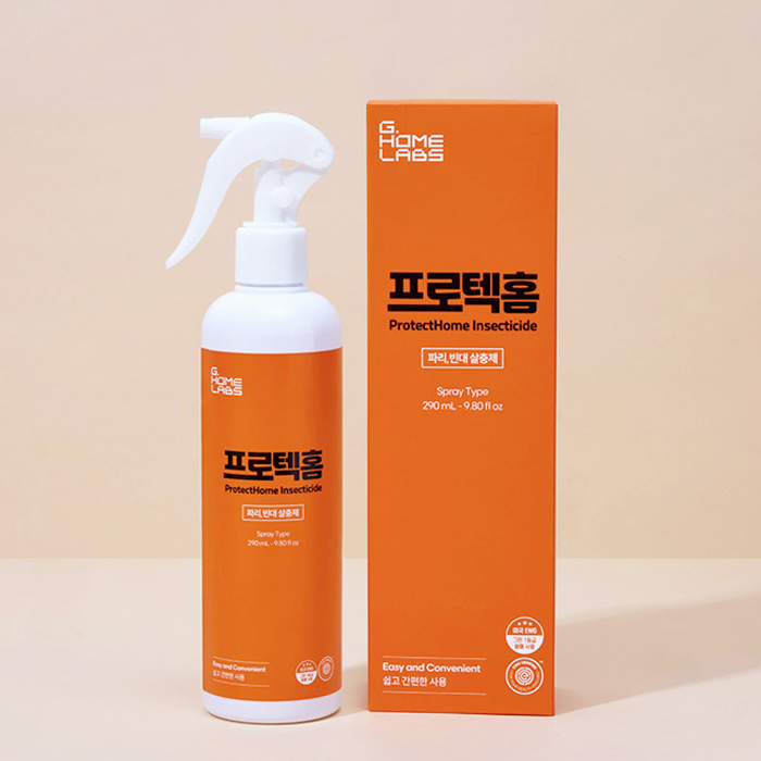 프로텍홈 290ml 날파리 초파리 빈대 퇴치제 초파리 약 기피제 국보싸이언스 환경부인증 디노테퓨란 살충제 스프레이 에어졸 털파리 나방파리