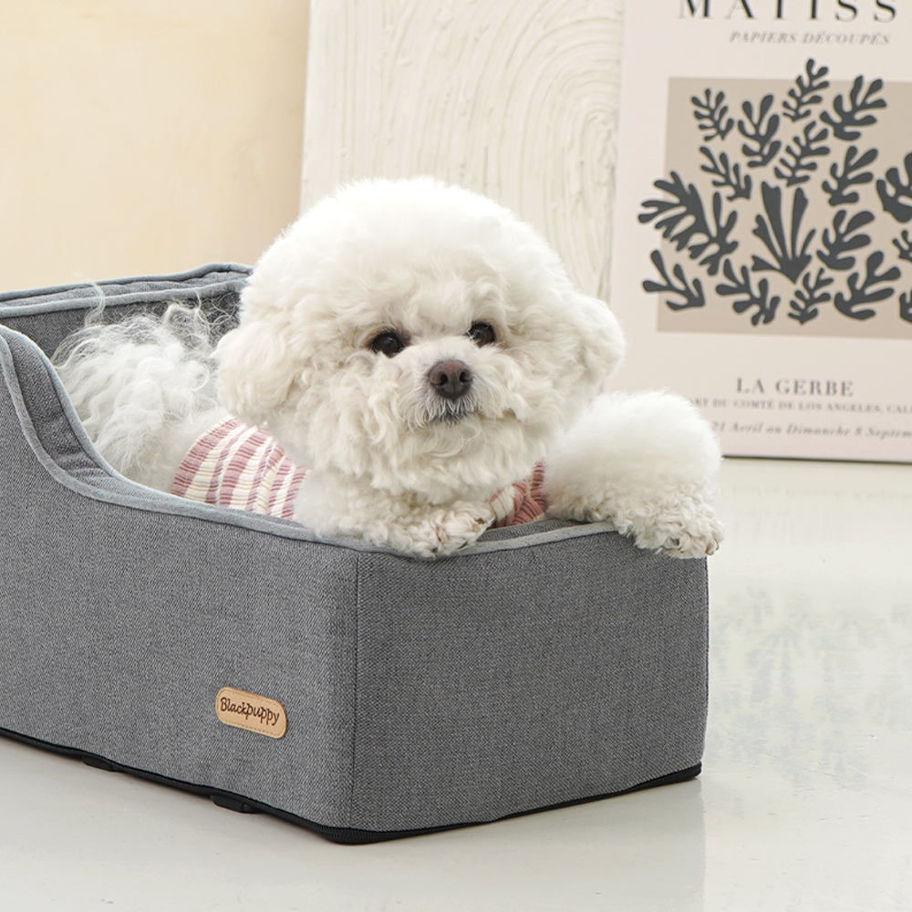 개과천선 위츠 강아지 콘솔 카시트 패브릭 개방형 드라이빙킷 이동장 소형견 차량용 외출용품