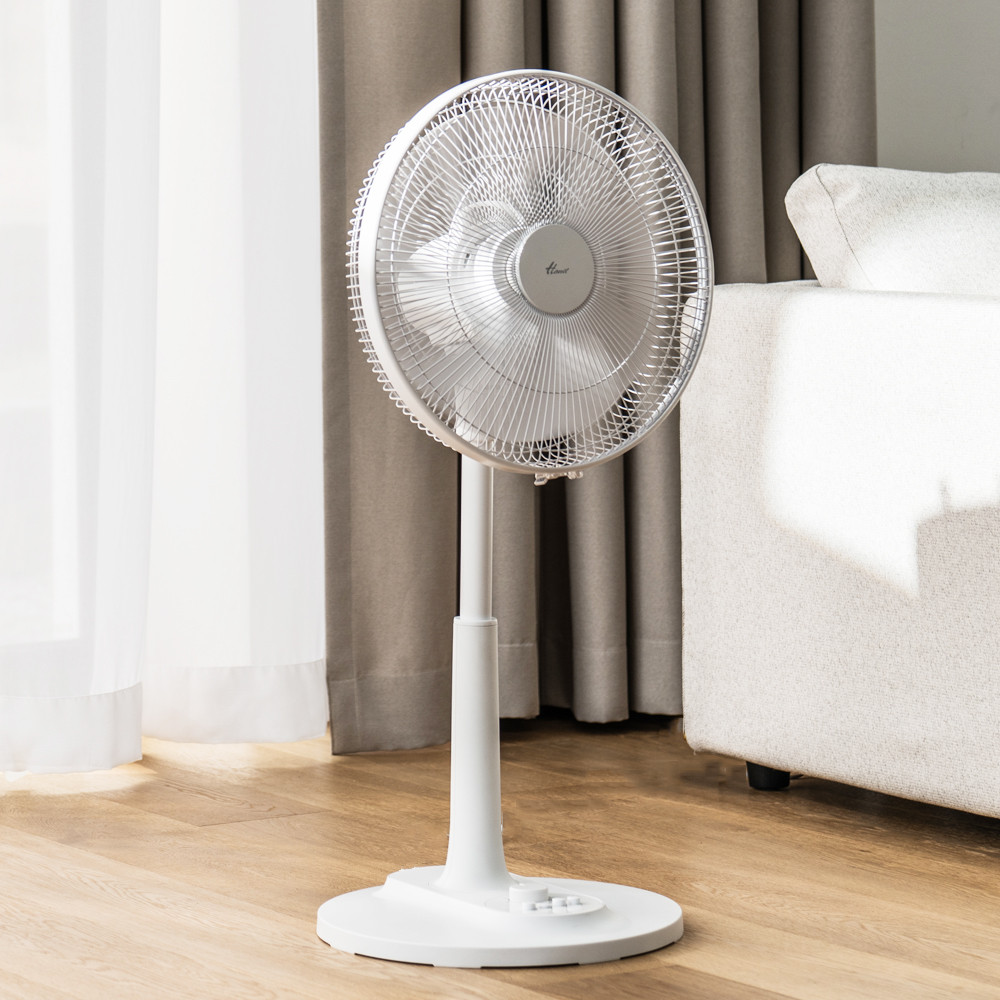 한일 가정용 선풍기 스탠드 거실 사무실 기계식 화이트 선풍기 14인치 EFe-G148