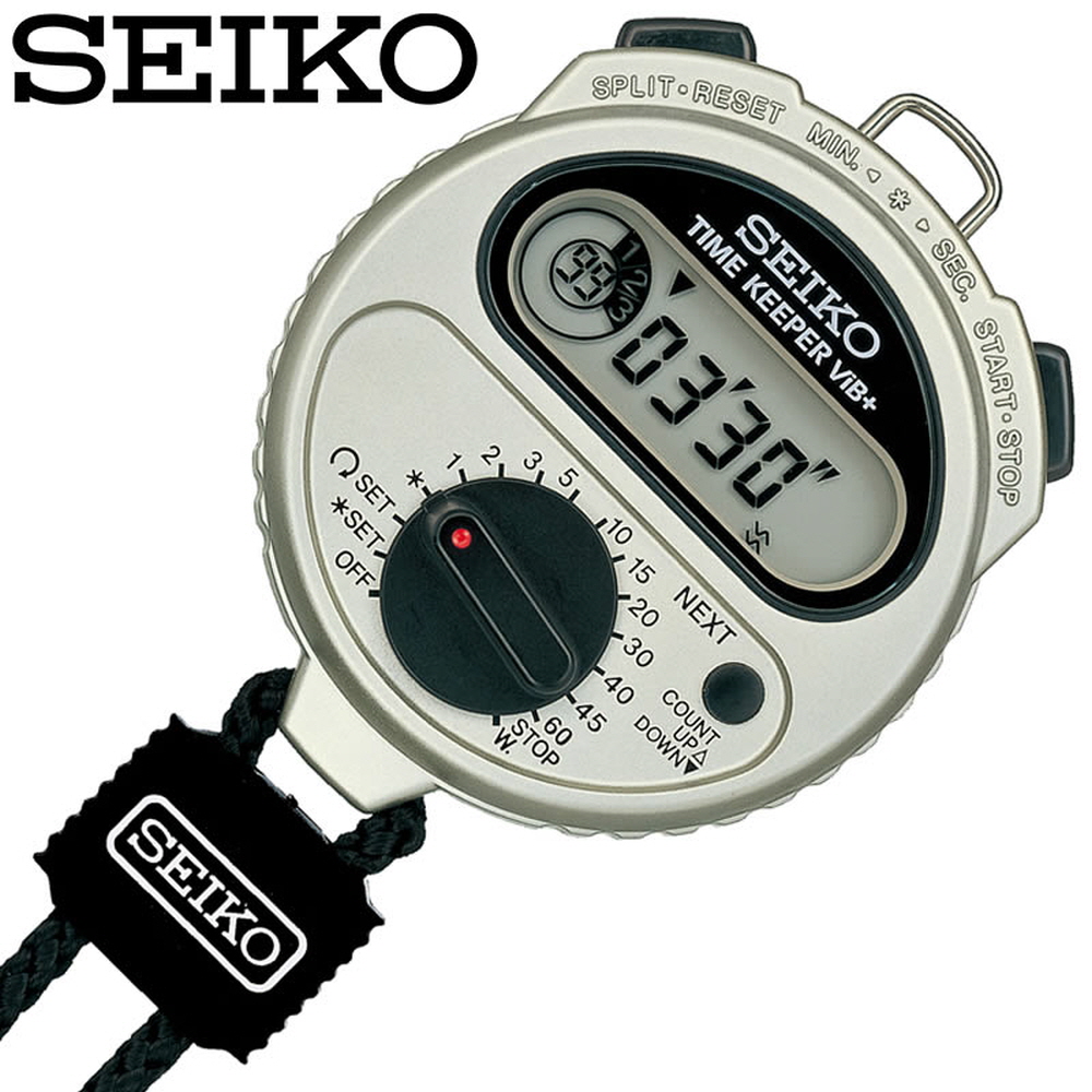 세이코 SEIKO 디지털 방수 기록 초시계 스톱워치 SSBJ027 - 메인 이미지