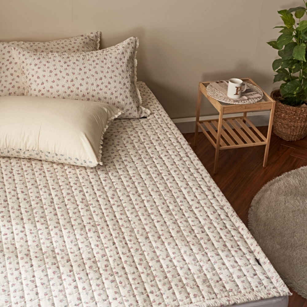 햄프 시어서커 라지킹 슈퍼킹 간절기 여름 침대 패드