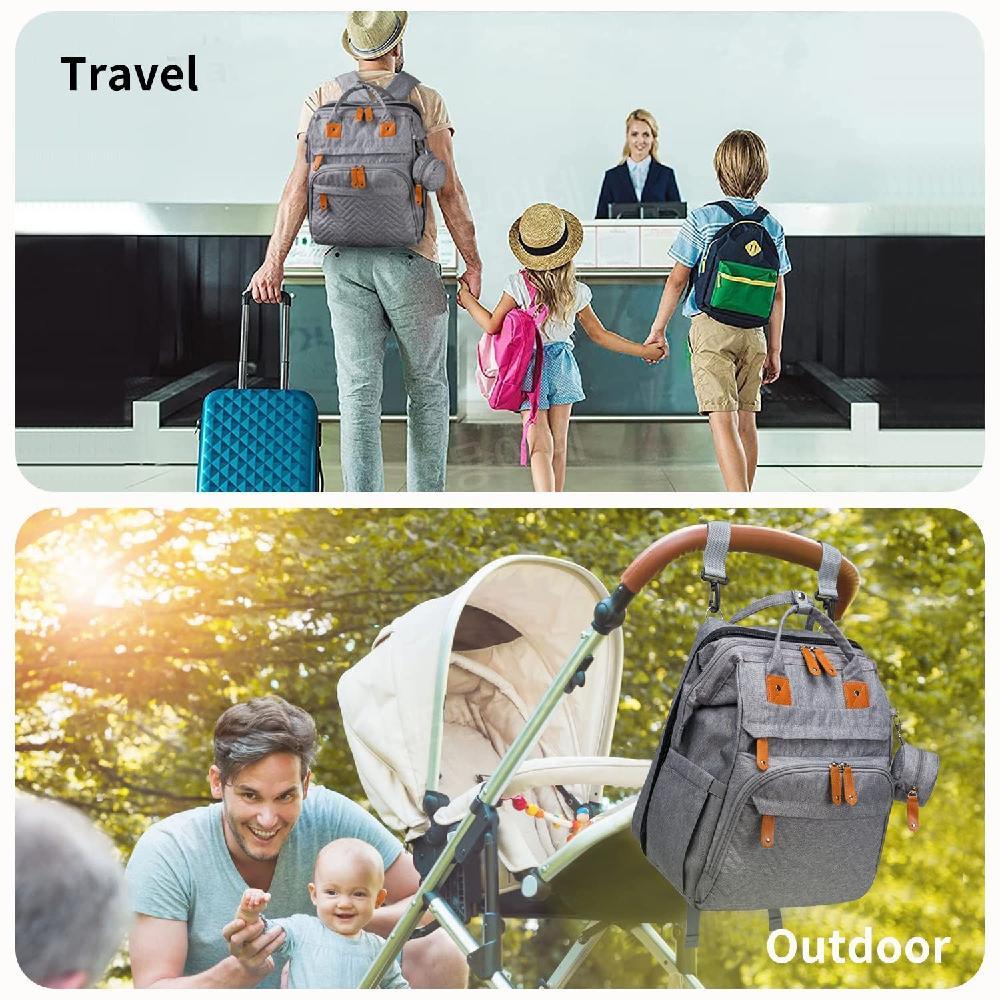 기능성 기저귀 가방 프리미엄 모던 위한 올인원 엄마 아빠 수납 백팩 기저귀가방