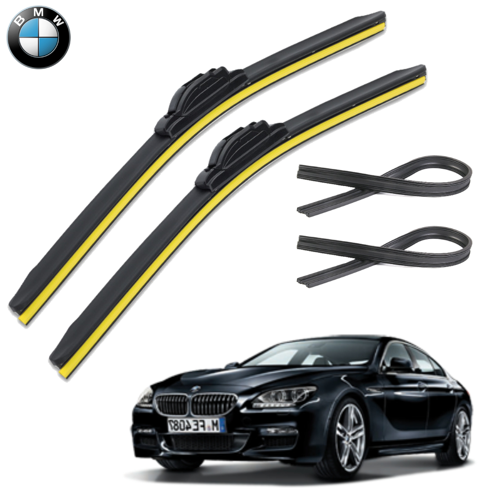 1+1+1 BMW 6시리즈 윈도우브러쉬 와이퍼 블레이드 리필고무 세트 PR - 상세 이미지 2