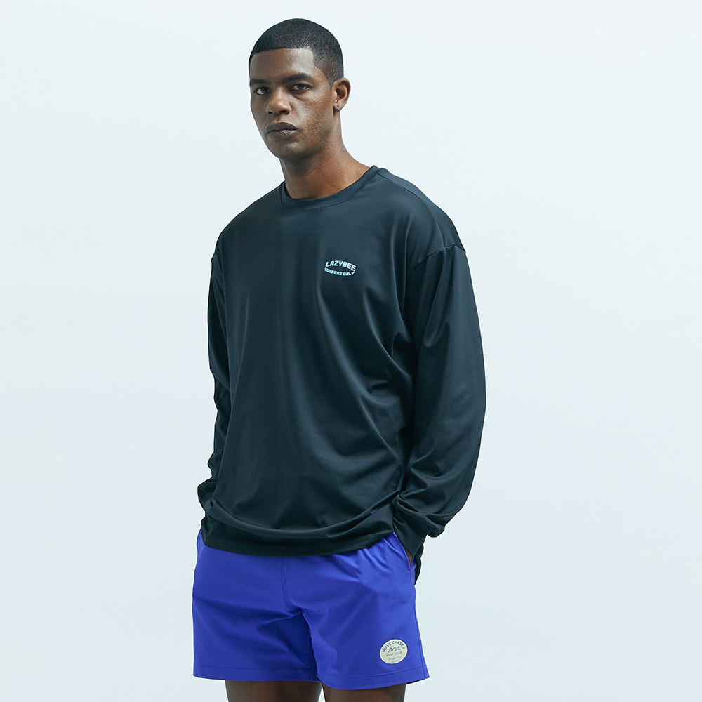 여성 남자 스트링 래쉬가드 루즈핏 상의 비치웨어 체형커버 오버핏 빅사이즈 스윔웨어