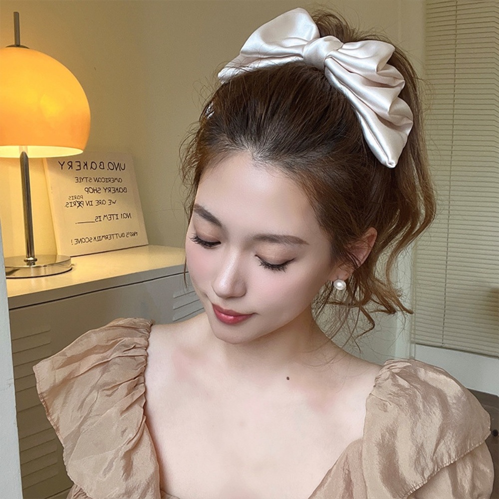 밥이나 한잔해 김희선 리본핀 헤어핀 실크 머리띠 의상 옷 패션 - 상세 이미지 2