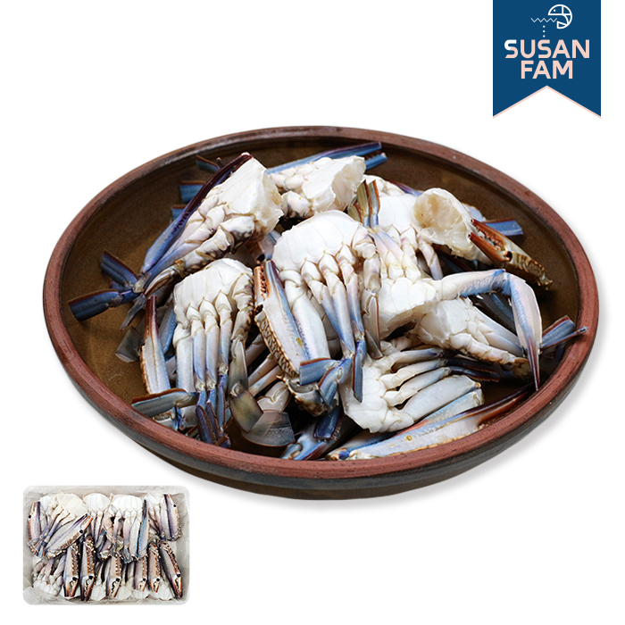 손질 절단꽃게 500g 냉동 꽃게 절단게 바레인 수산팜