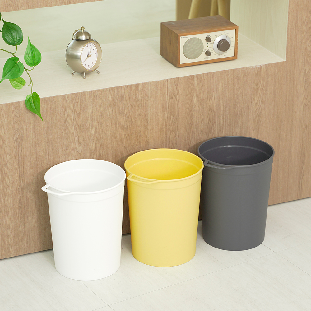 [도착보장] 에그빈 손잡이 쓰레기통 10L