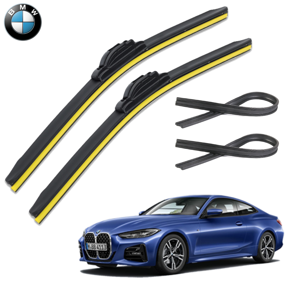1+1+1 BMW 4시리즈 윈도우브러쉬 와이퍼 블레이드 리필고무 세트 PR - 메인 이미지