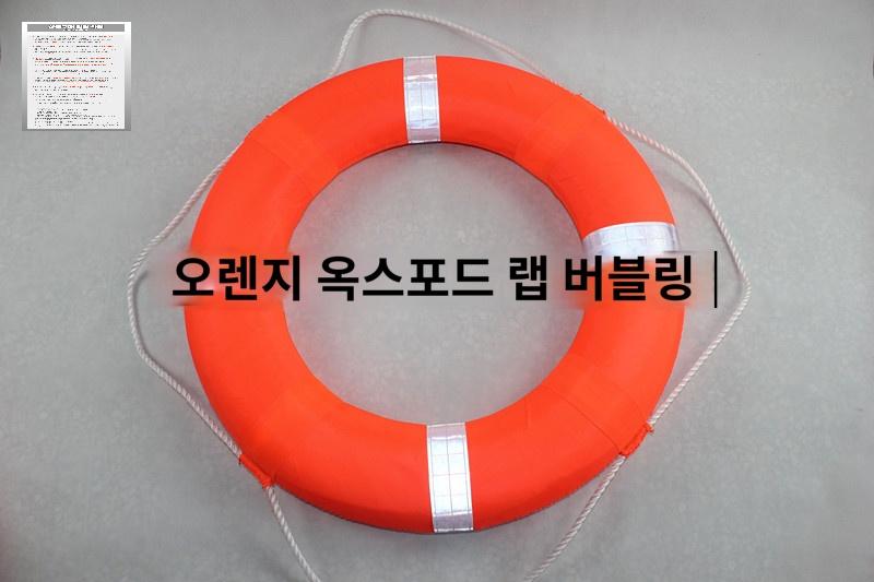 레스큐튜브 인명구조 구명부환 해양 구명환 - 상세 이미지 2