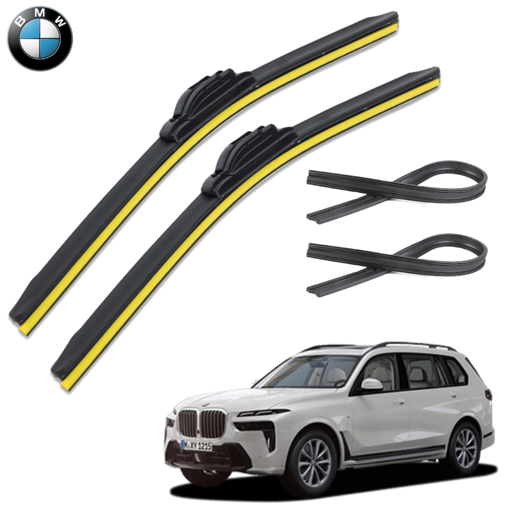1+1+1 BMW X7 윈도우브러쉬 와이퍼 블레이드 리필고무 세트 PR - 메인 이미지
