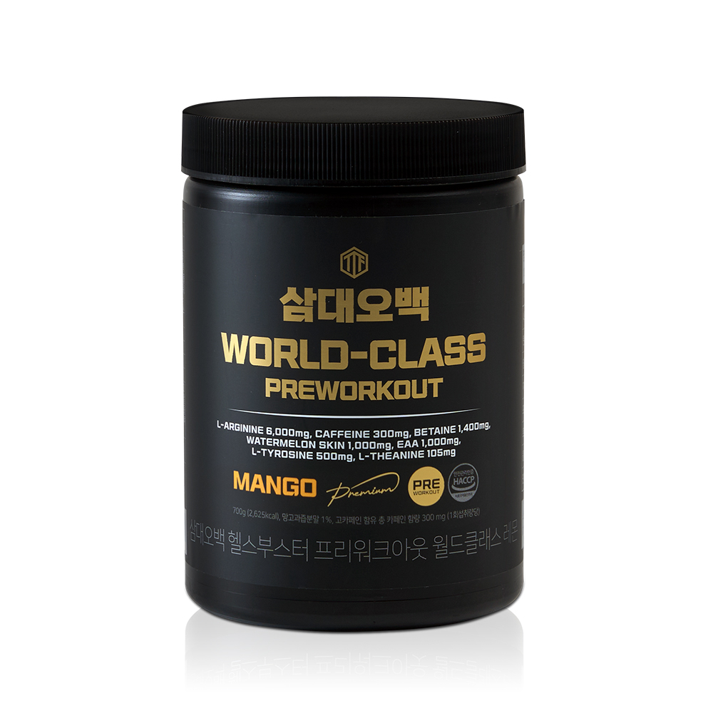 삼대오백 헬스부스터 프리워크아웃 월드클래스 망고맛 700g