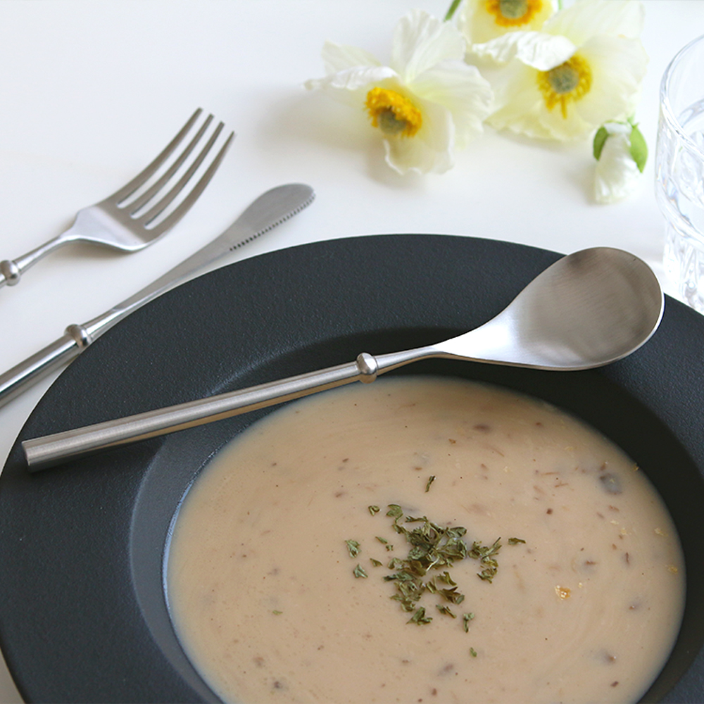 유럽풍 리꼬 클래식 커트러리 올스텐 무광 수저 포크 나이프 양식기세트 티스푼 집들이선물