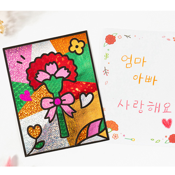민화샵 DIY 카네이션 포일아트 / 카네이션만들기 - 메인 이미지