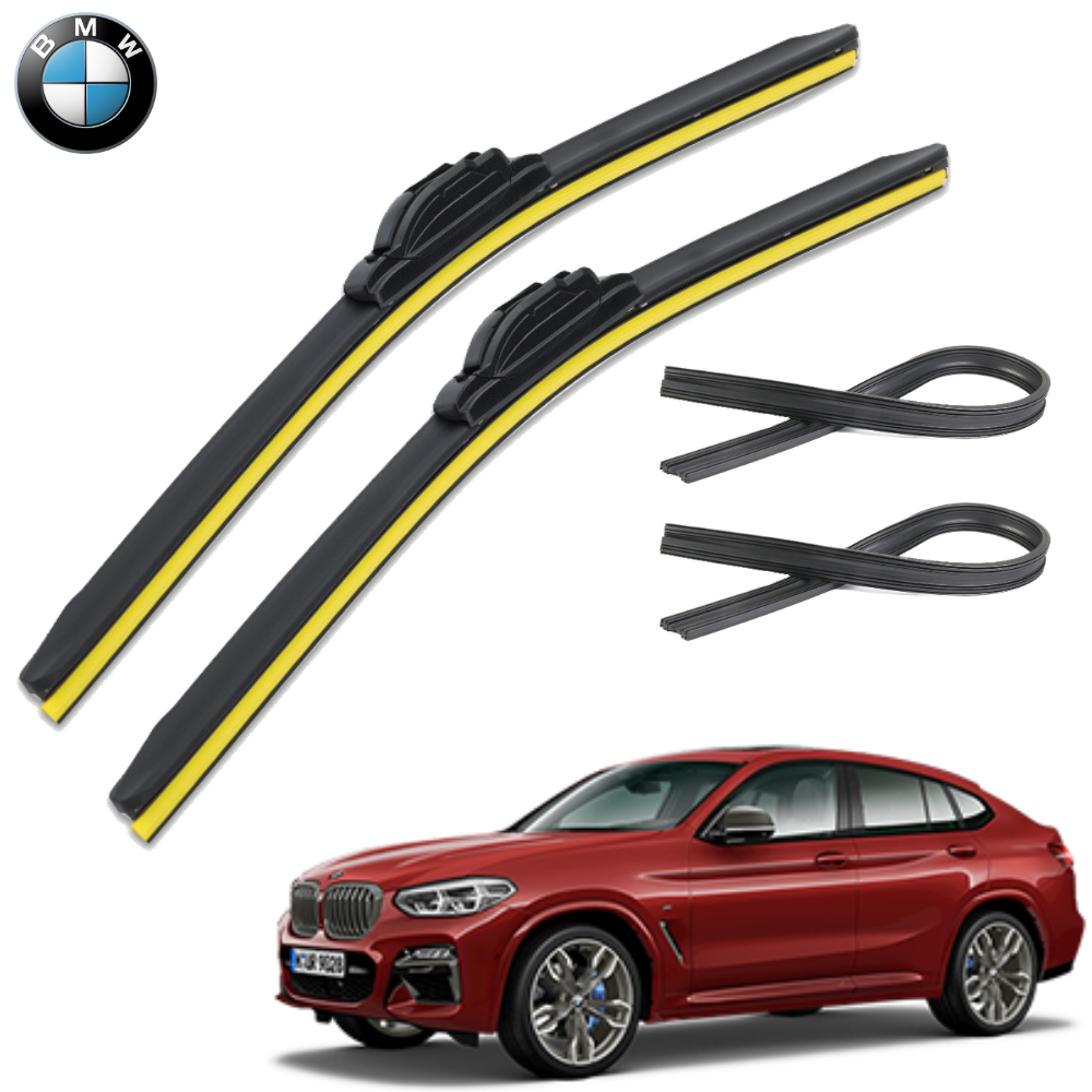 1+1+1 BMW X4 윈도우브러쉬 와이퍼 블레이드 리필고무 세트 PR - 메인 이미지