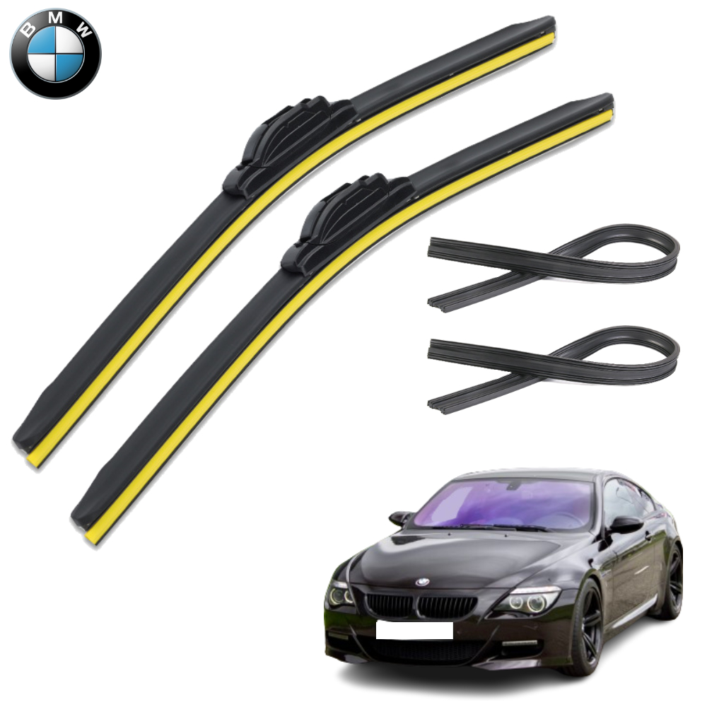 1+1+1 BMW M6 윈도우브러쉬 와이퍼 블레이드 리필고무 세트 PR - 상세 이미지 3