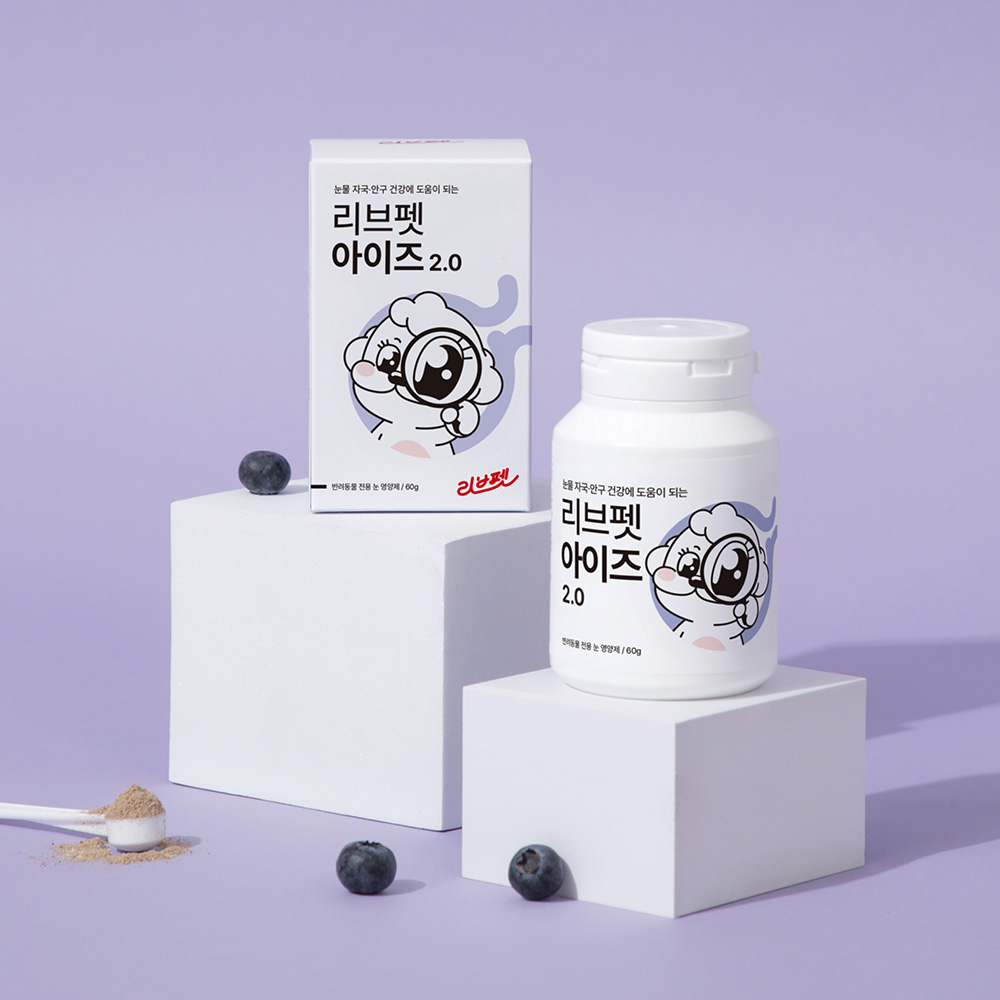 리브펫 아이즈 고양이 강아지 눈 눈물 영양제 60g, 1개 이미지 3