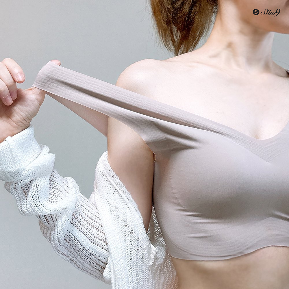[3PACK] 슬림9 뉴베이직 오리지널 편해브라 3매 여자속옷 심리스 브라 이미지 3