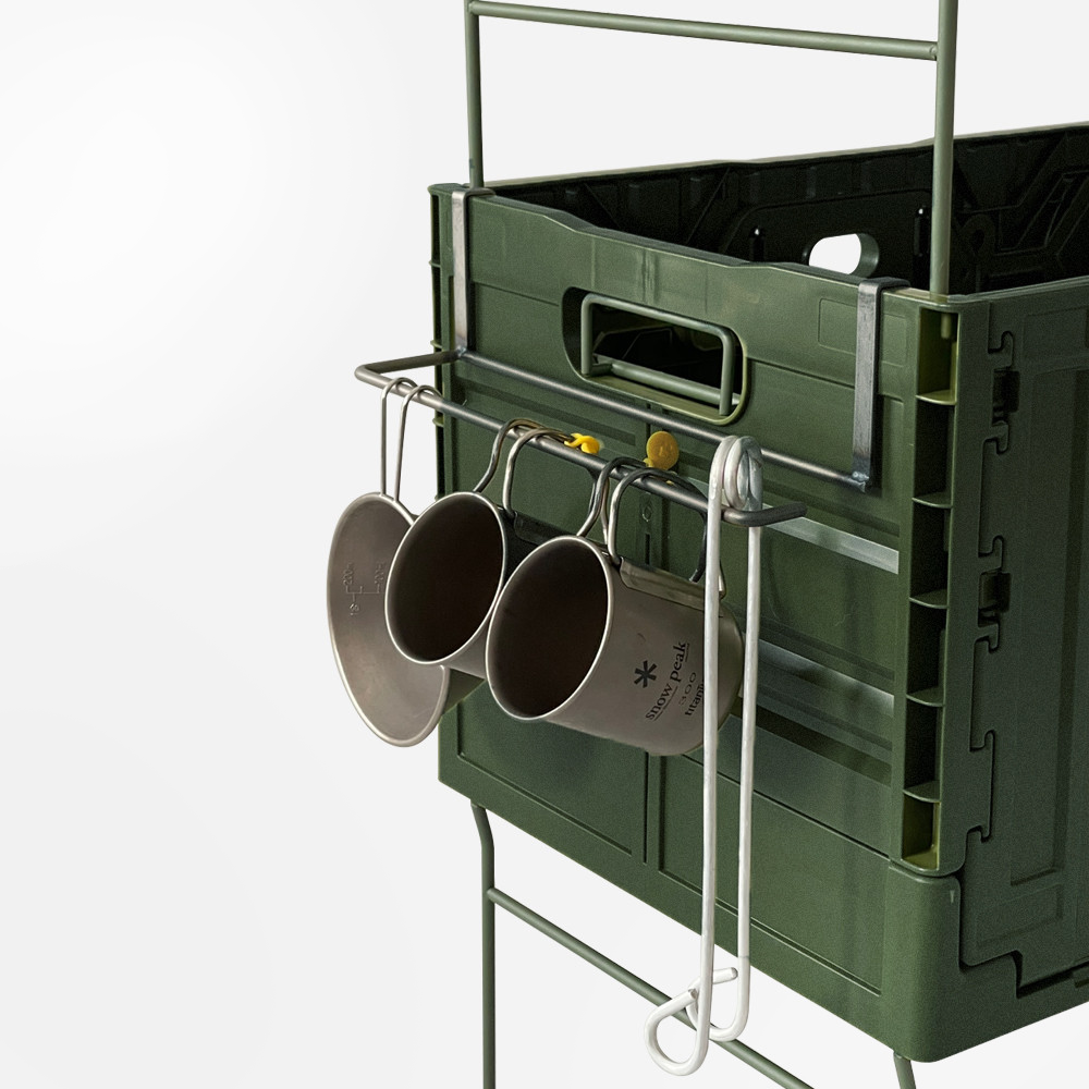 롬버스 폴딩박스 렉 멀티 사이드 행잉 랙 카고컨테이너 호환