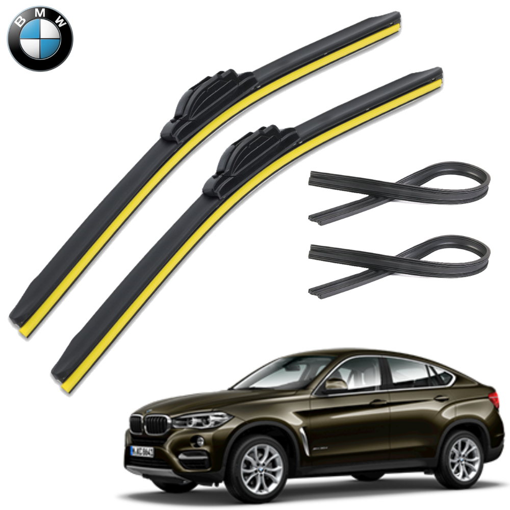 1+1+1 BMW X6 윈도우브러쉬 와이퍼 블레이드 리필고무 세트 PR - 상세 이미지 2