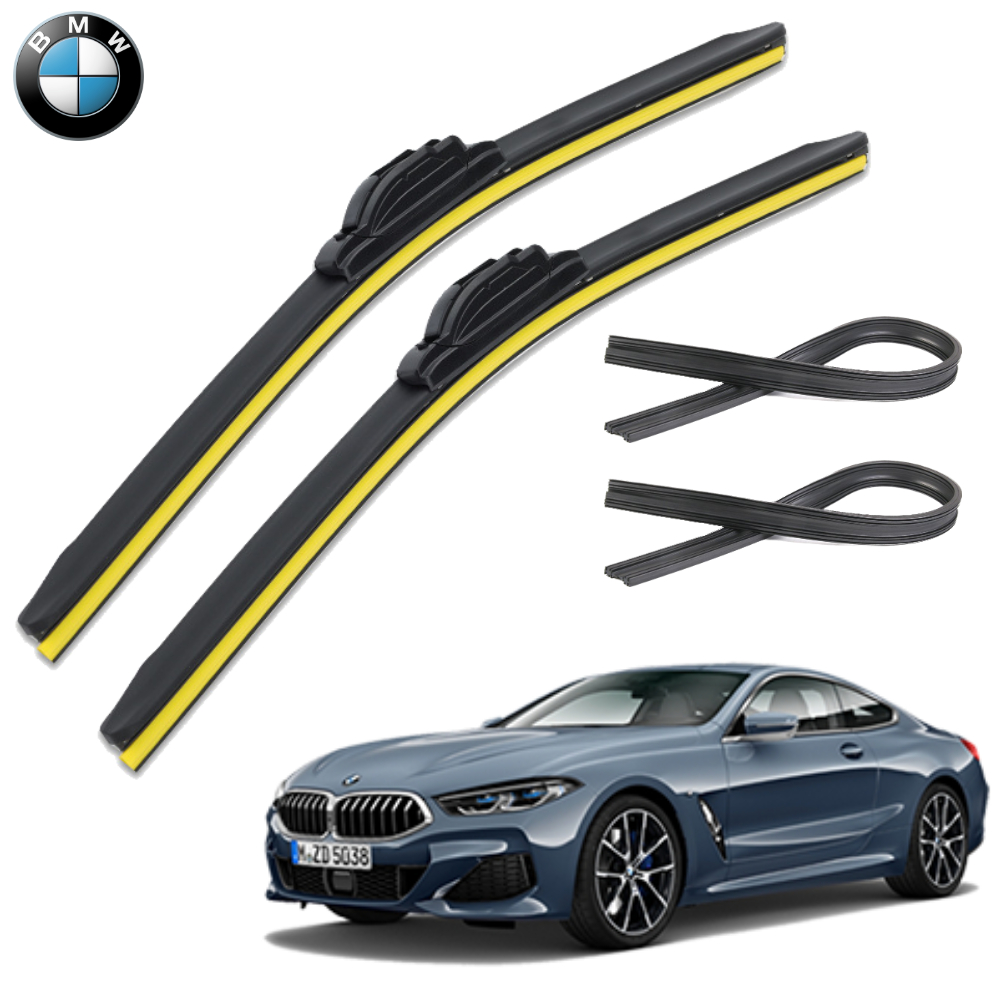 1+1+1 BMW 8시리즈 윈도우브러쉬 와이퍼 블레이드 리필고무 세트 PR - 상세 이미지 2