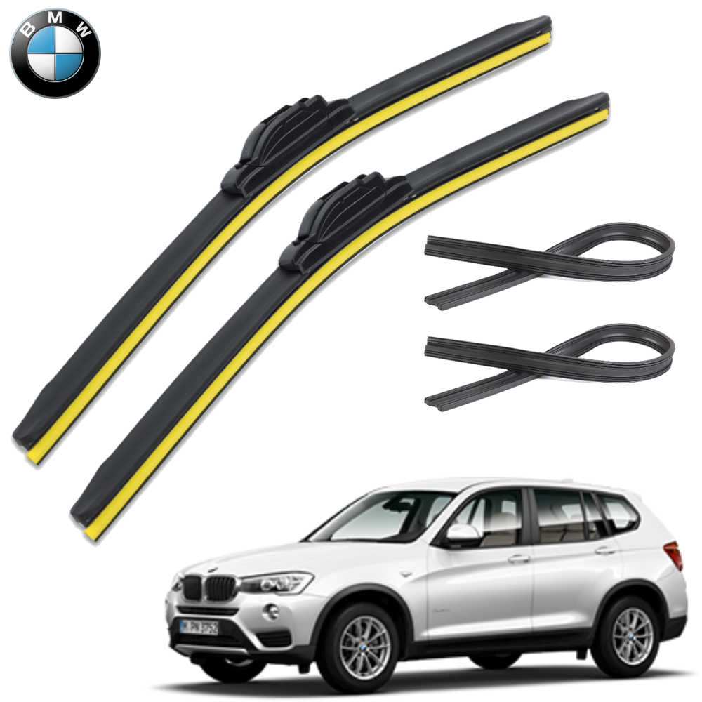 1+1+1 BMW X3 윈도우브러쉬 와이퍼 블레이드 리필고무 세트 PR - 상세 이미지 3