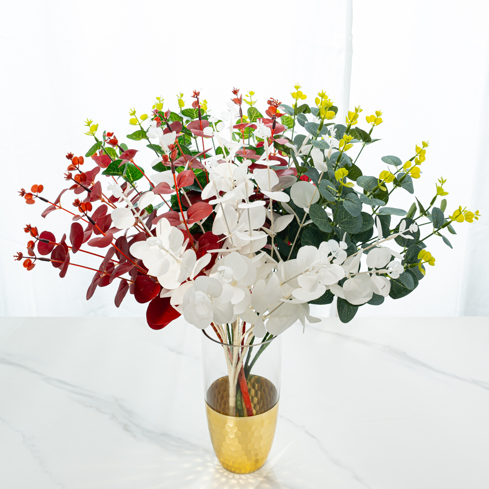 할메이드 생화같은 식물 유칼립투스 조화 hl10 금전수 1p