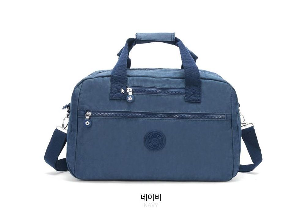 여행용 보스턴백 가벼운 1박2일 캐리어 결합백 여행 보조 가방 D158046 이미지 7