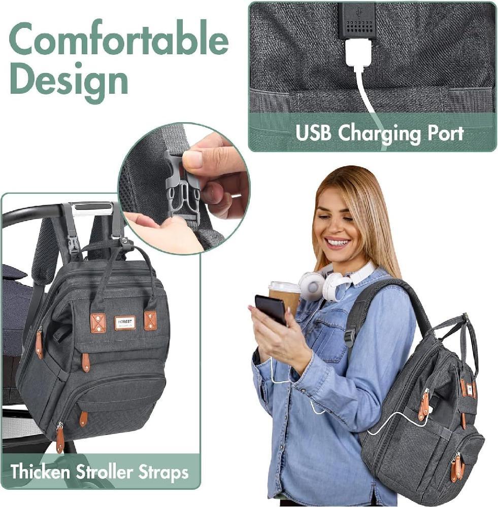 기능성 기저귀 가방 올인원 위한 모던 프리미엄 엄마 아빠 가벼운 기저귀가방