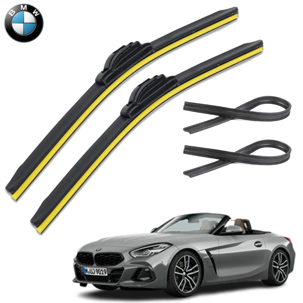 1+1+1 BMW Z4 윈도우브러쉬 와이퍼 블레이드 리필고무 세트 PR - 상품 이미지