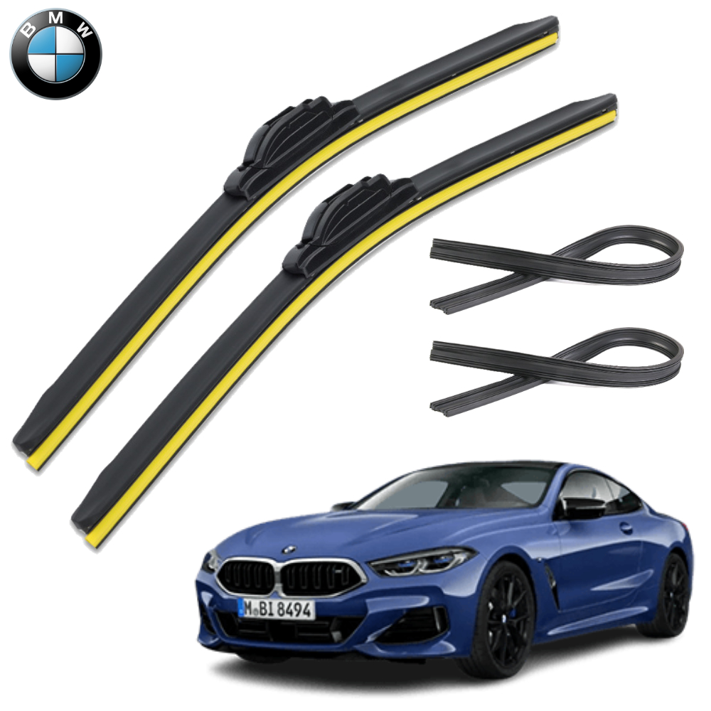 1+1+1 BMW 8시리즈 윈도우브러쉬 와이퍼 블레이드 리필고무 세트 PR - 메인 이미지