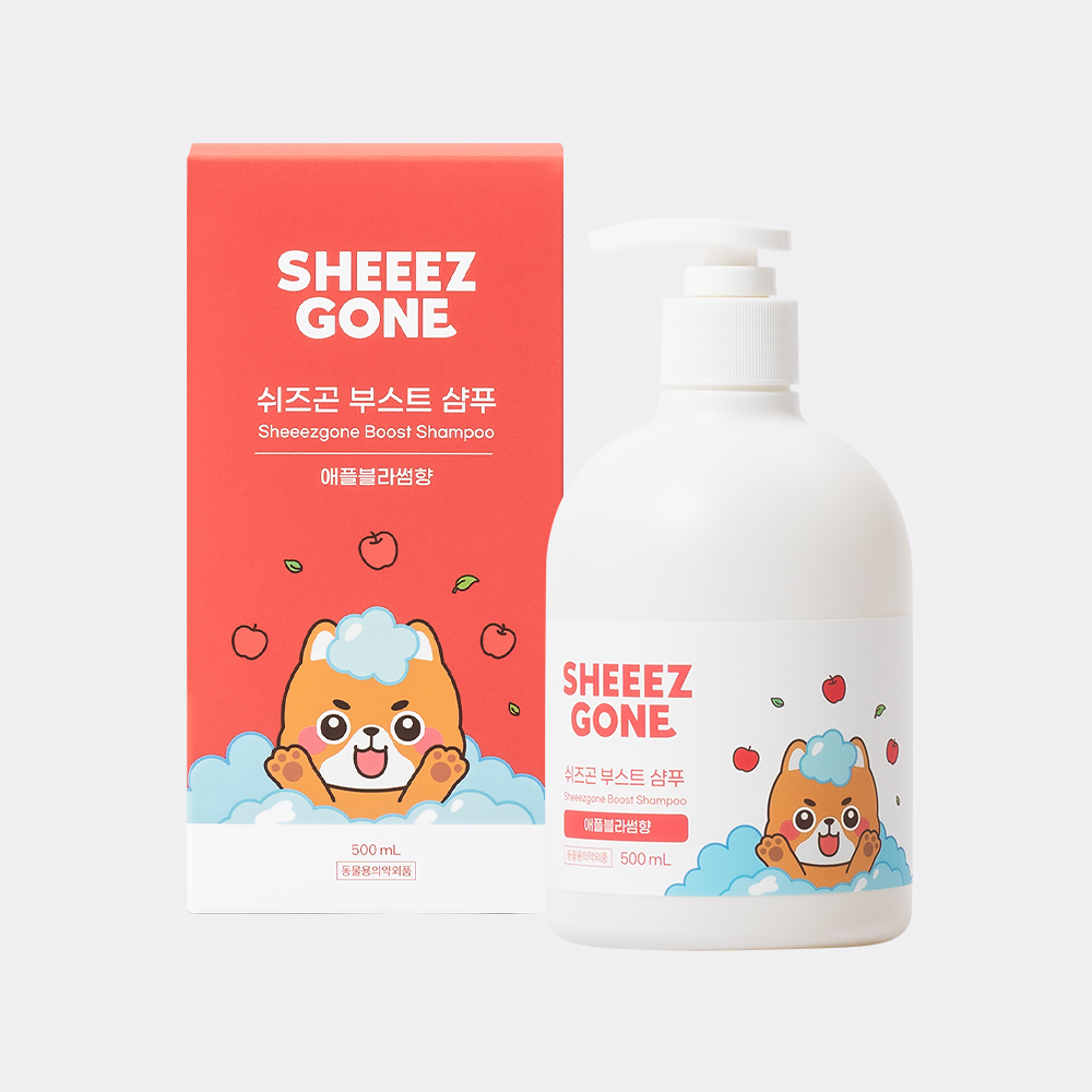 [고양이의 날] 퓨어버디 강아지 부스트 샴푸 애플블라썸향 500ml, 2개 - 상세 이미지 2