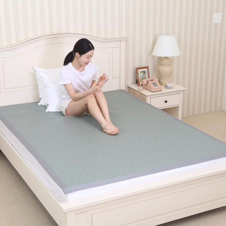 한일의료기 소형 쿨매트 거실 침대 싱글 1인용 냉감 시원한 매트 그린