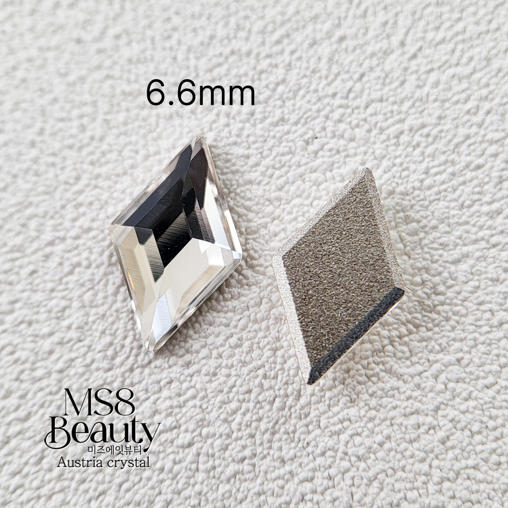스와로브스키 2773 다이아몬드 6.6mm 1개 스와 오스트리아 크리스탈 스톤 - 상품 이미지