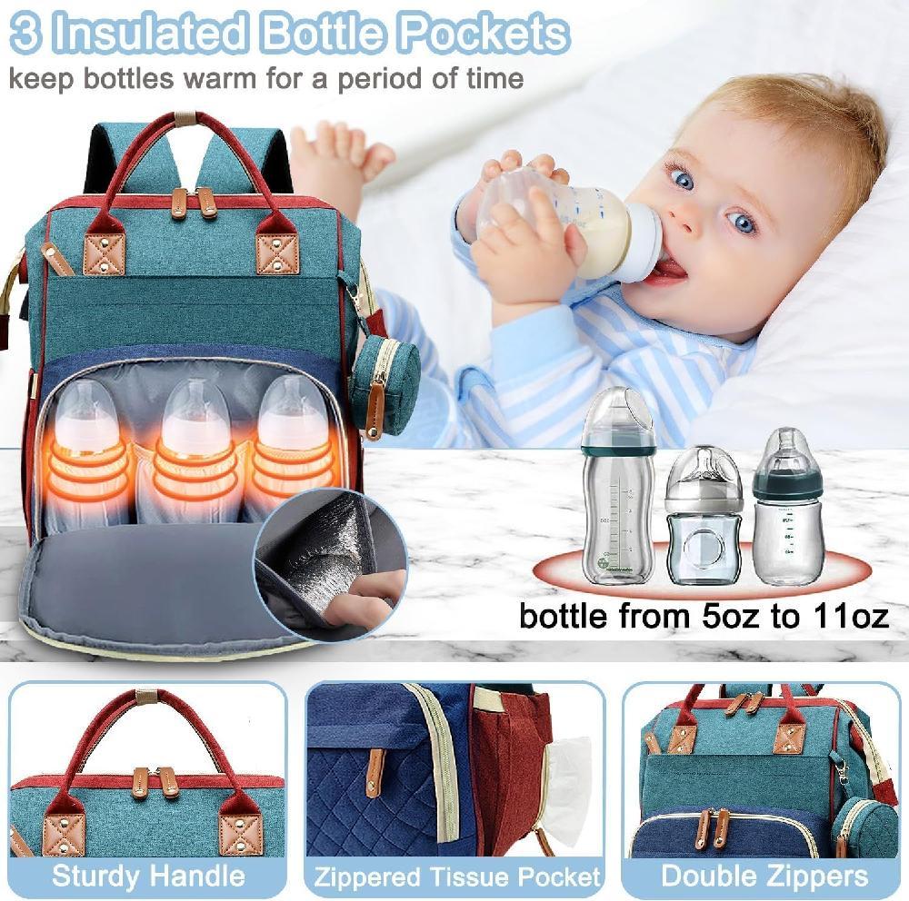 기능성 기저귀 가방 위한 프리미엄 모던 올인원 엄마 아빠 백팩 이너백 기저귀가방