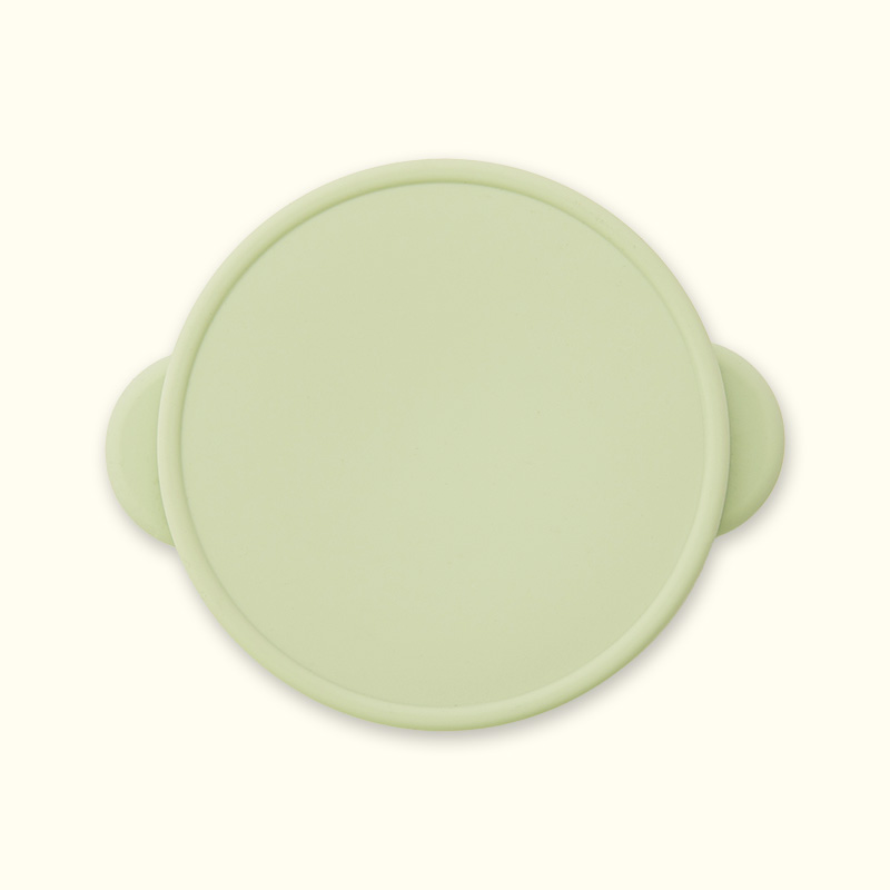 강아지 밥그릇 반려견 실리콘 물그릇 반려견 식기 미니 실리콘팟 애견 보울 개밥 그릇 뚜껑 달린 이미지 4