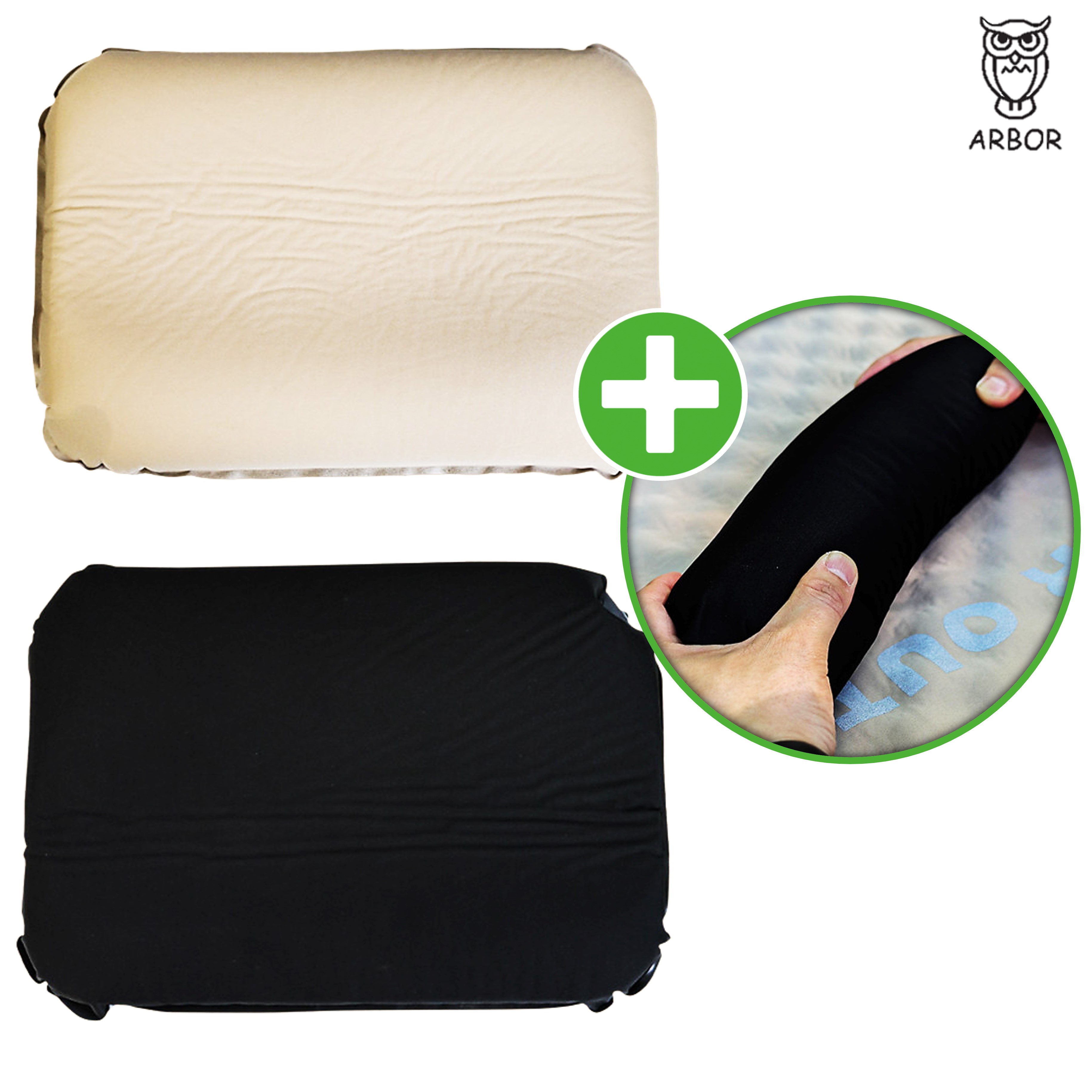 아버 자충 베개 에어 필로우 백패킹 캠핑 휴대용