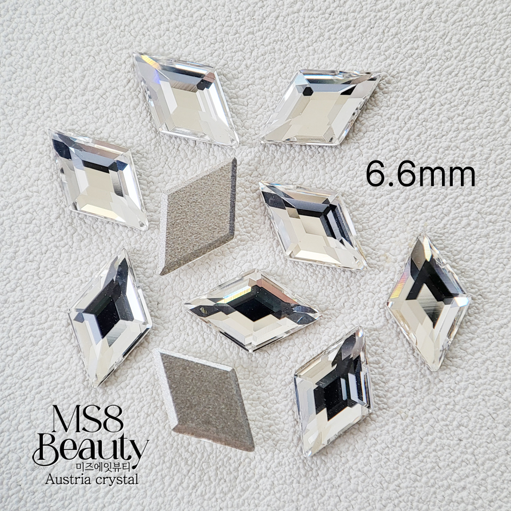 스와로브스키 2773 다이아몬드 6.6mm 10개 스와 오스트리아 크리스탈 스톤 - 상품 이미지