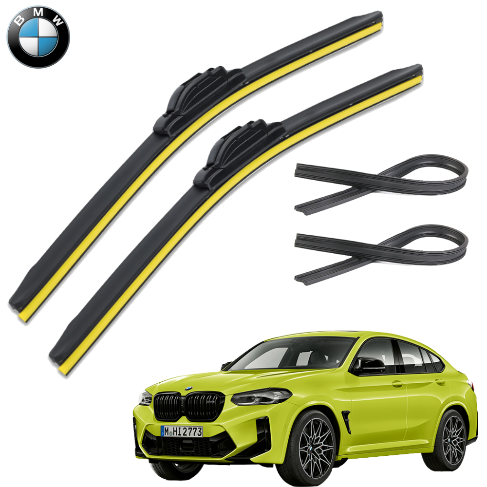 1+1+1 BMW X4 윈도우브러쉬 와이퍼 블레이드 리필고무 세트 PR - 상세 이미지 2