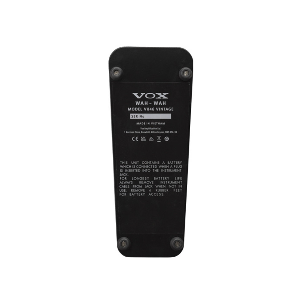 VOX V846 Vintage Wah Pedal 복스 빈티지 와우 페달 기타이펙터 - 상세 이미지 4